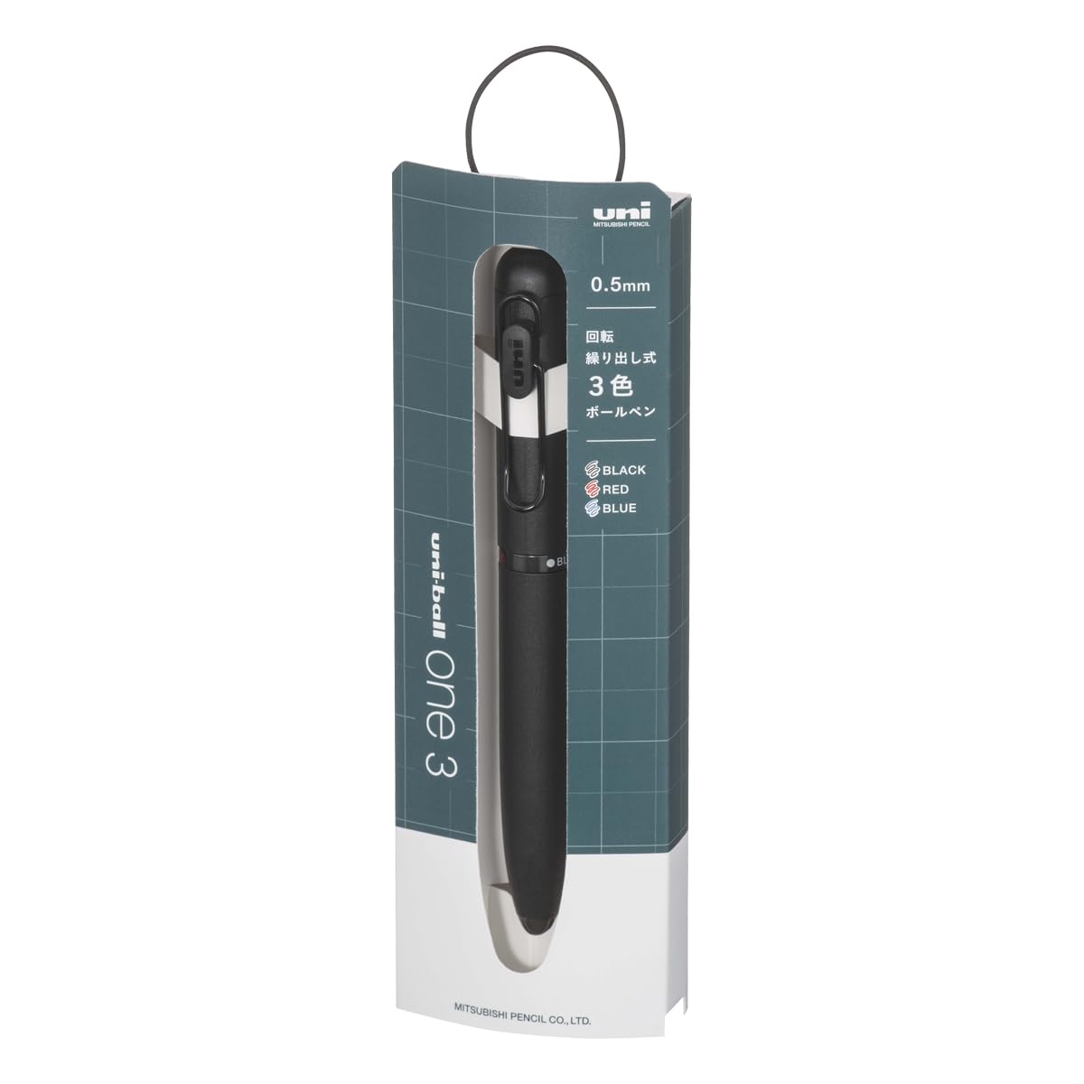 

Mitsubishi Pencil One 3 Record Black Gel Ink Ballpoint Pen Uni-ball 0.5mm UME3SRG05.24