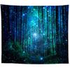 Wall Hanging Tapestry Psychedelic Nature Mountain Seascape Fog Forest Landscape Printed  Living Room Bedroom Home Decor