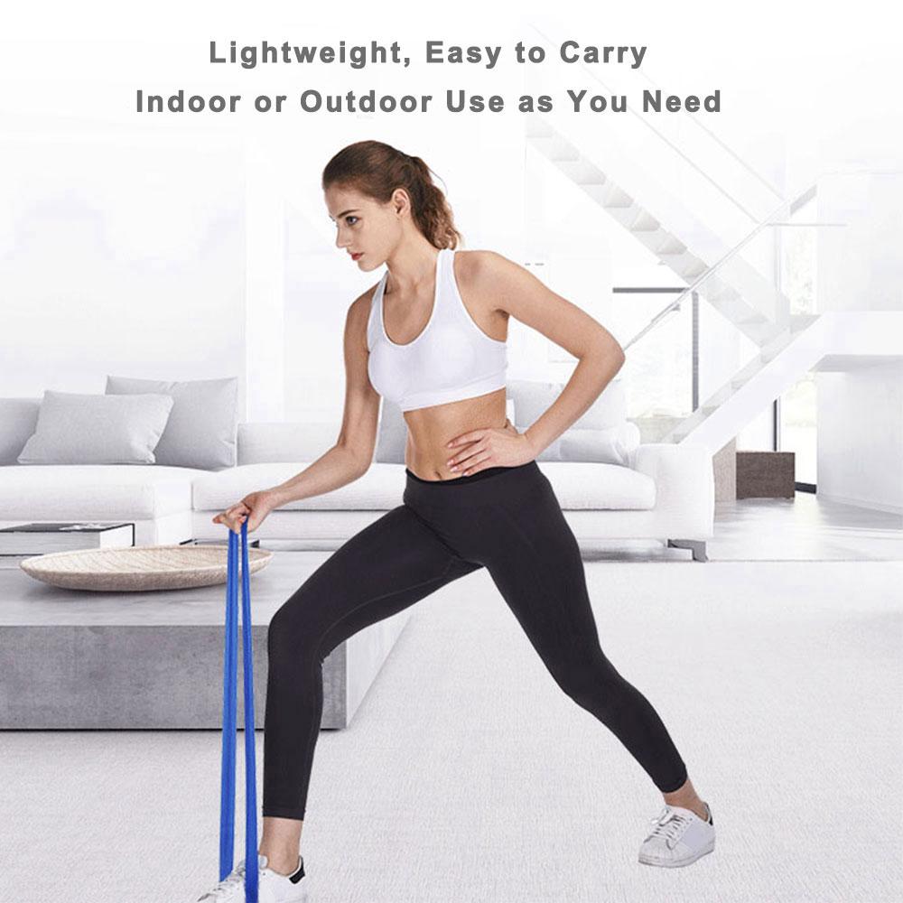 5PCS Resistance Bands Hip Leg Exercise Loops Stretch Yoga Gym Workout Fitness Straps for Home Office Outdoor