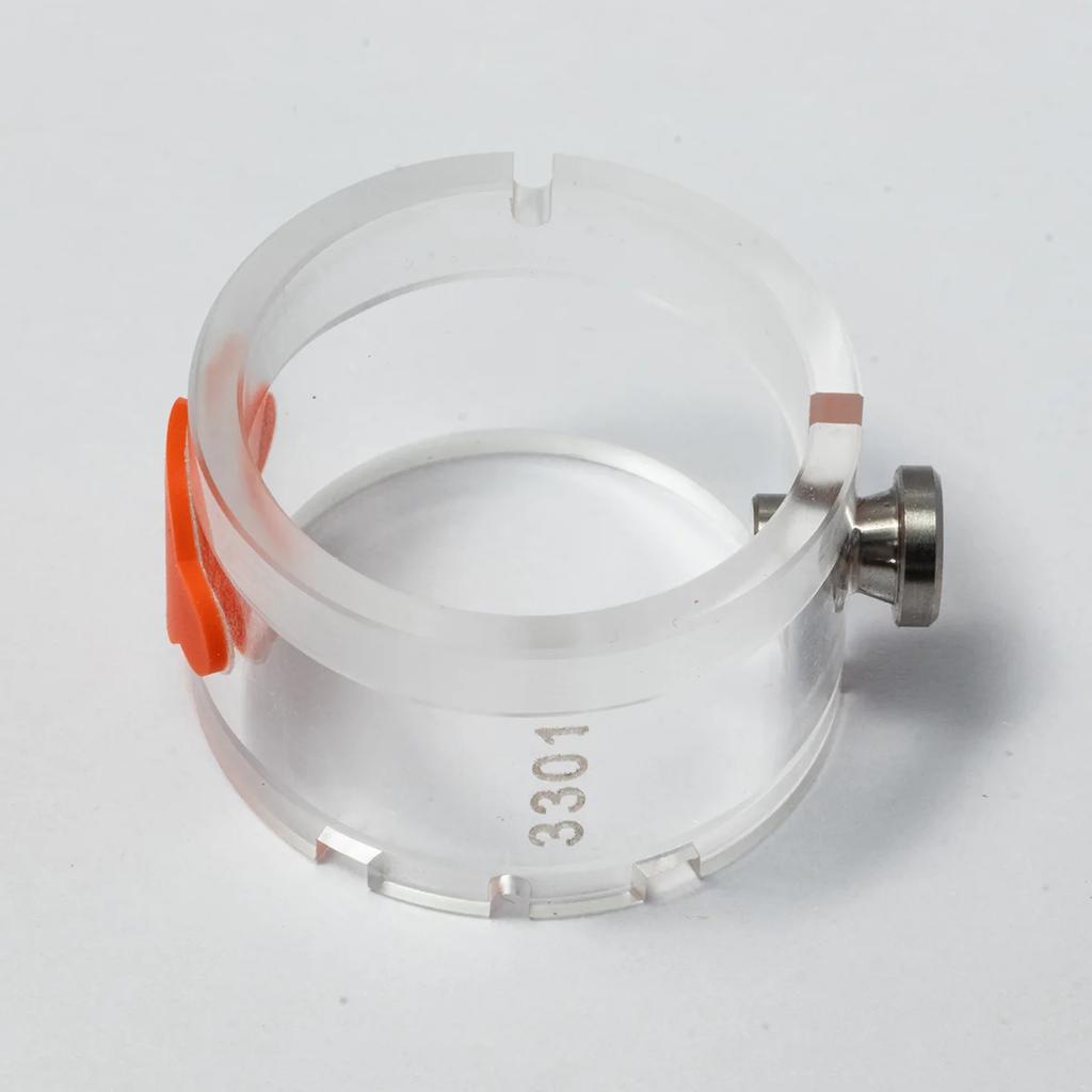 Uhrenreparaturwerkzeug NH35/2824/4130/3235 aus Acrylmaterial, tragbarer Uhrwerkhalter für Uhrmacher zur Reparatur von Uhren