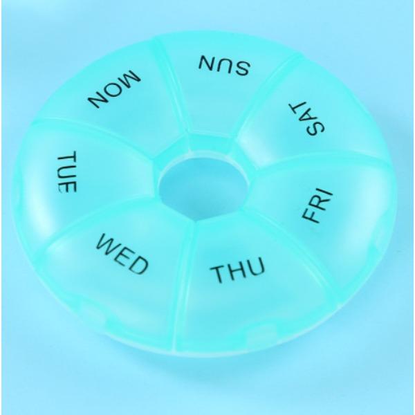 Neue 7 Tage Mini Wochentablette Pille Medizin Box Organizer Container Fall Pille Box Splitter Reise Pille Container Pille Fall