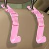 4PCS Car Seat Headrest Hooks Front Seat Headrest Organizer Holder Auto Fastener Hangers Car Storage Interior Accessories