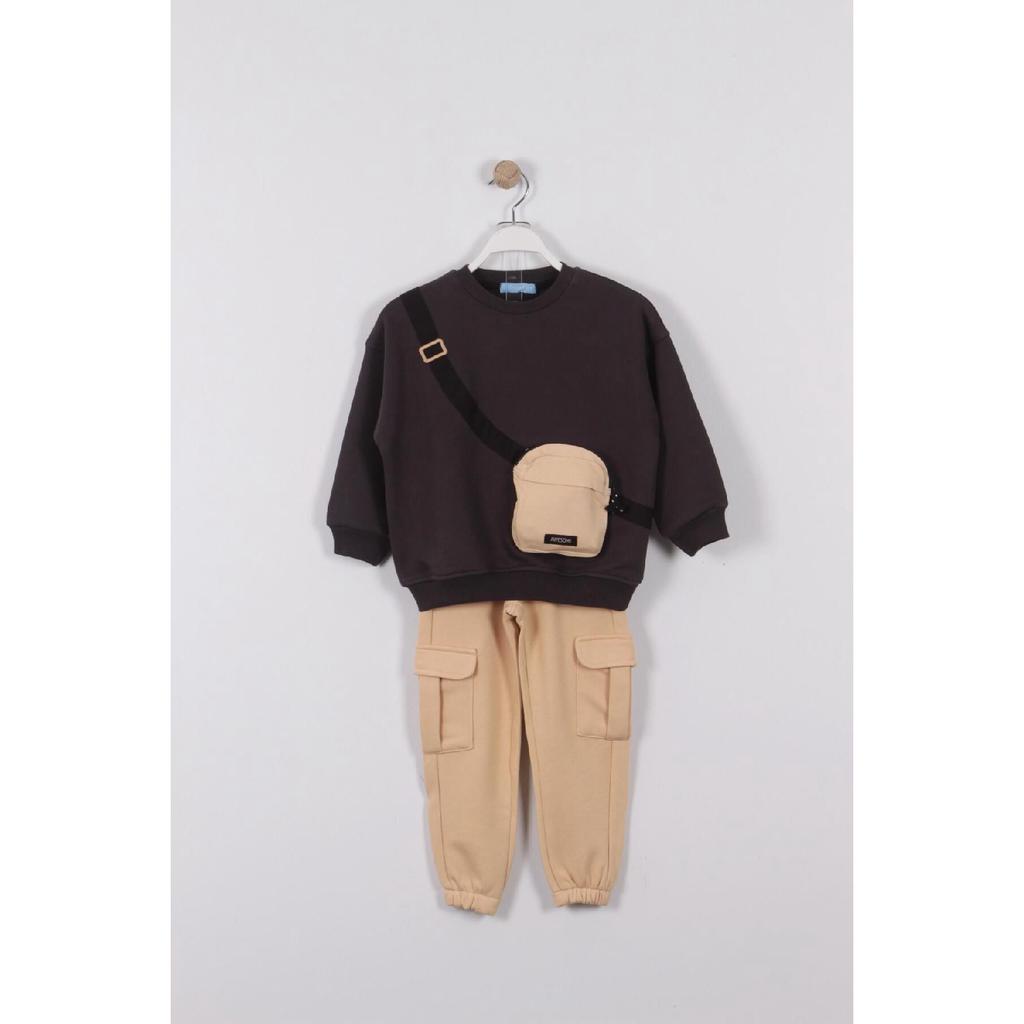 Set Trening Hanorac Jogger Cu Genti