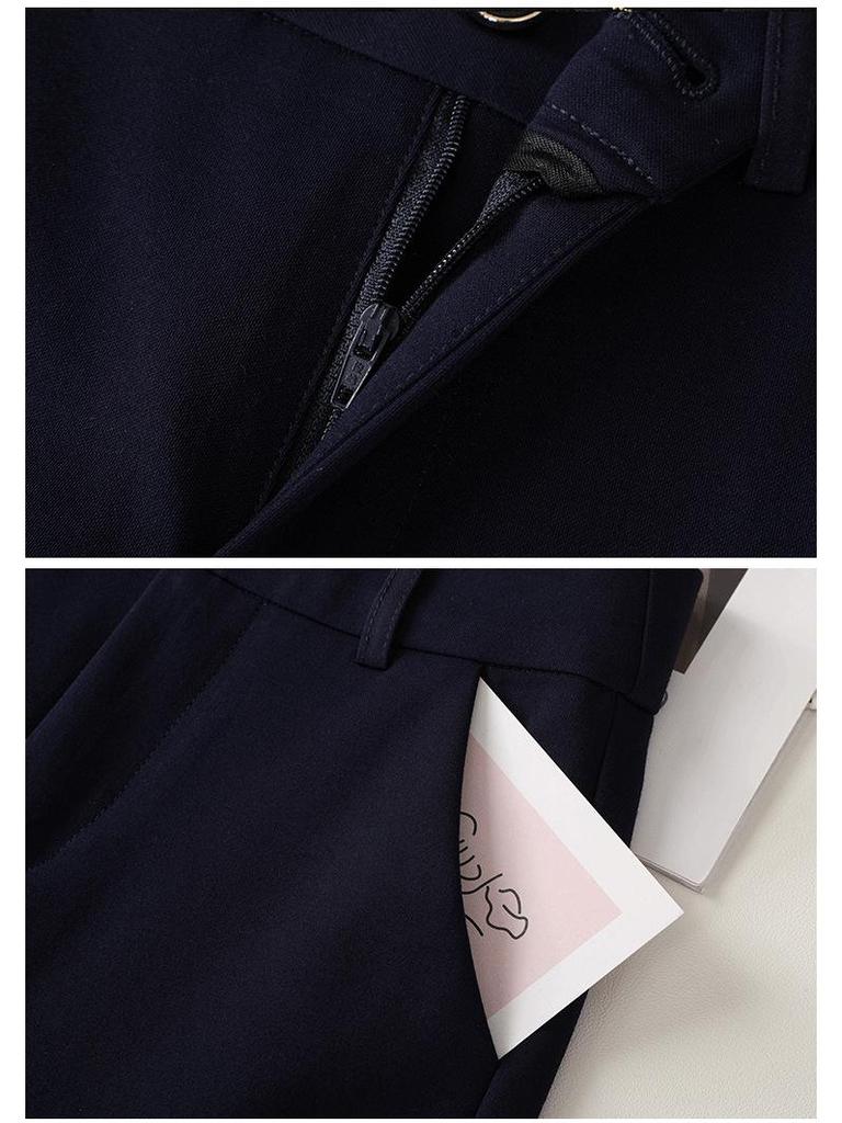 Women's High-Waist Slimming Micro-Flare Pants - 2025 Spring Collection: Versatile Slim-Fit Long Trousers