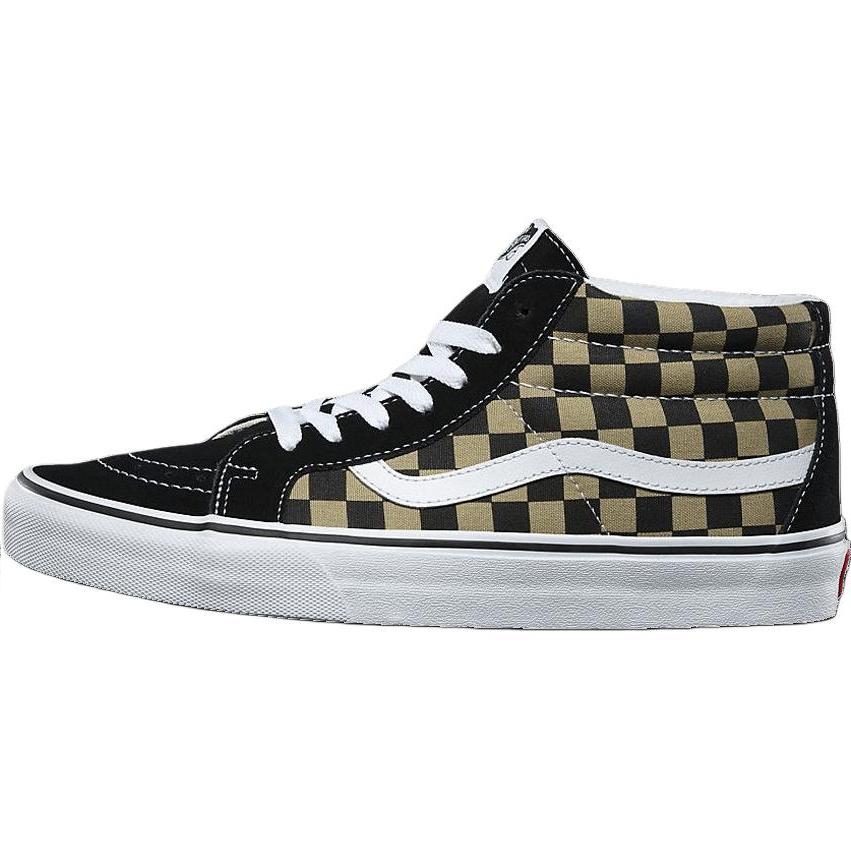 Sk8 Vans-Mid Reissue  2 Tone Checker - Boa Black  VN0A3MV8QJY 45