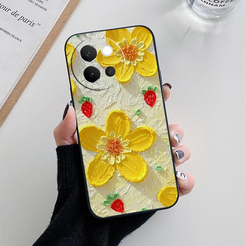 

For Vivo V40 Lite Case Vivo V40 Lite Phone Case Lovely Panda Cartoon Painting Soft Siliocne Coque For Vivo V40lite 6.78 Bumper vivo V40 Lite