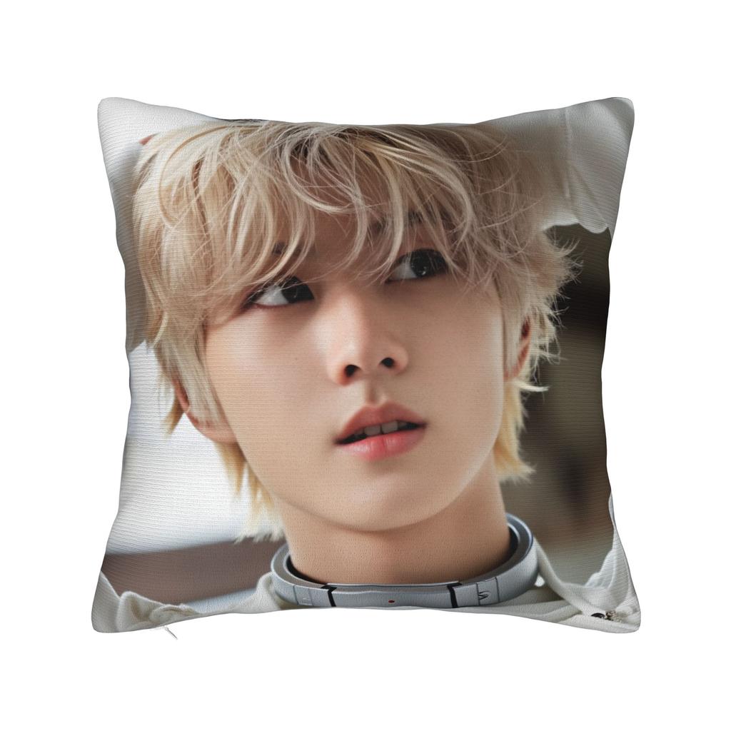 Jay Kpop Style Boy Pillowcases Novelty Pillow Case For Living Room Bed Chair Print Pillow Cover