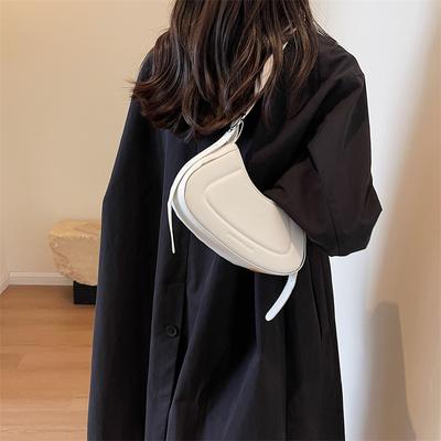 Druckschale einfarbig Schulter-Achseltasche Damen-Tasche Sommer beliebt neu trendig Umhängetasche trendig