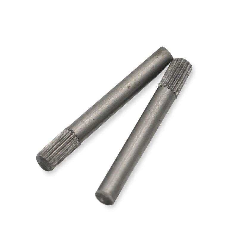 304 Stainless Steel Knurled Locating Pivot Pin for Toy Car Axle