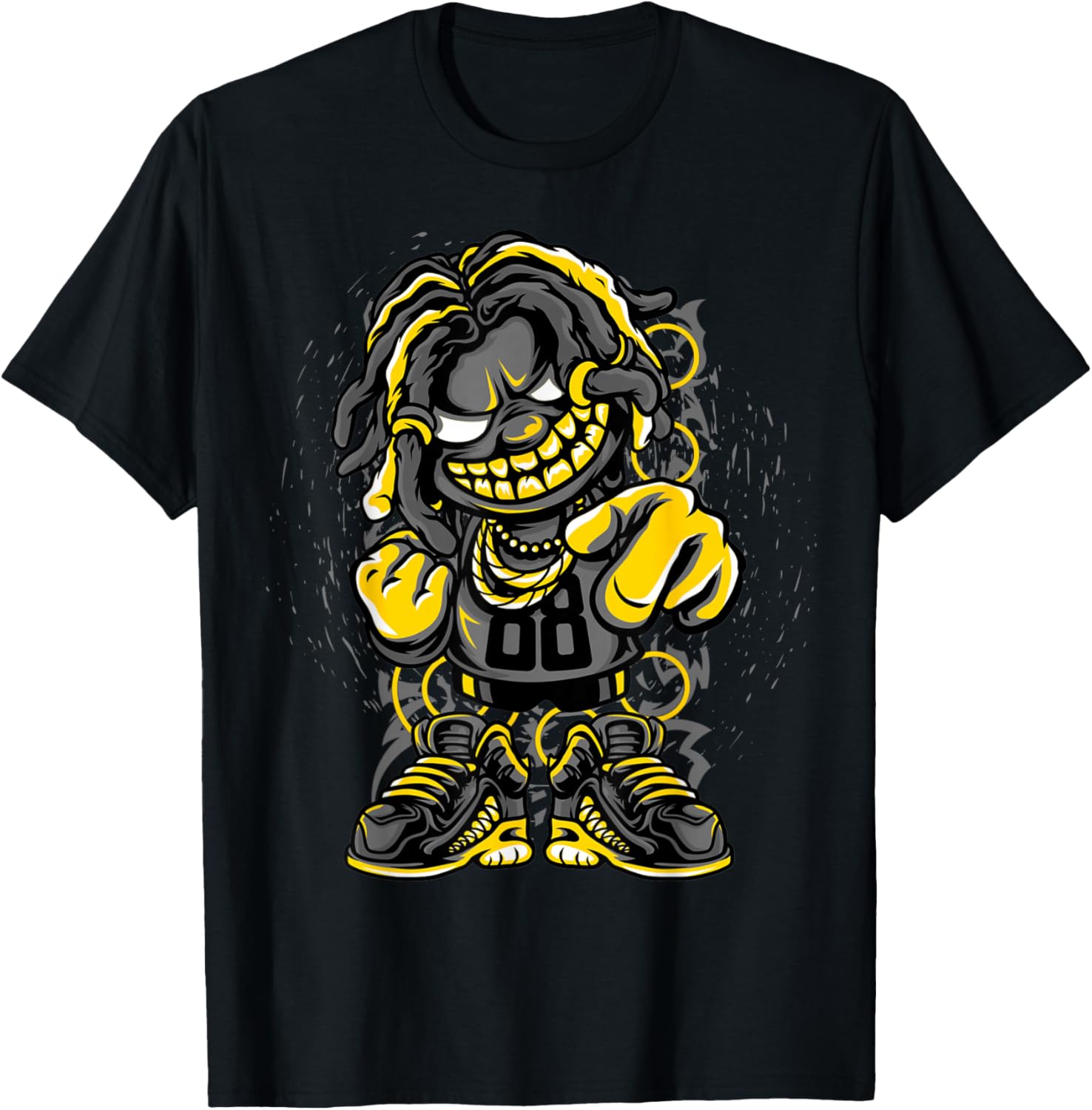 Urban Graffiti Style Street Dude T Cool Hip Hop Street Art T-Shirt S разноцветный