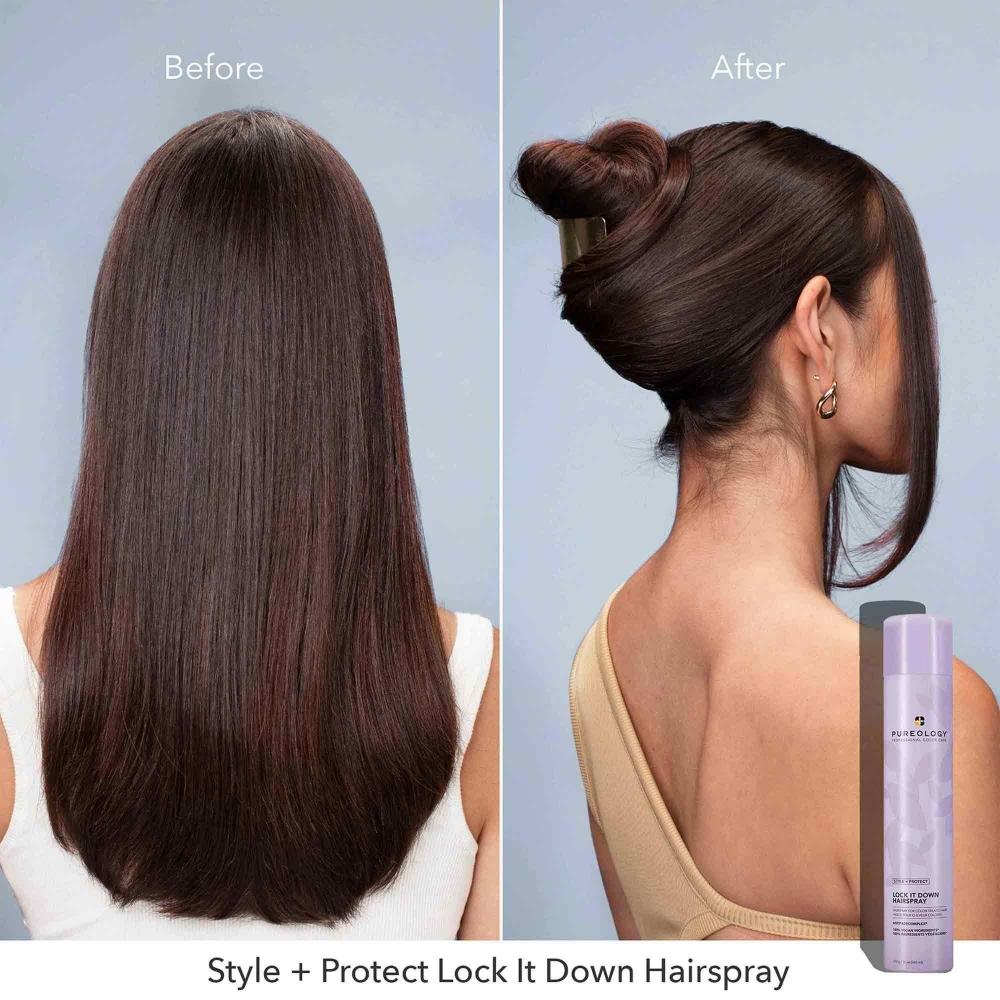 Pureology Style + Protect Lock It Down Hairspray 11.0 Oz