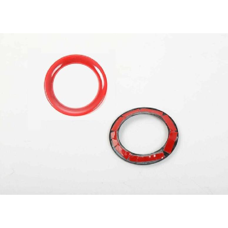 Car Front Door Speaker Ring Trim Cover Decor Red For Jeep Grand Cherokee  2011+