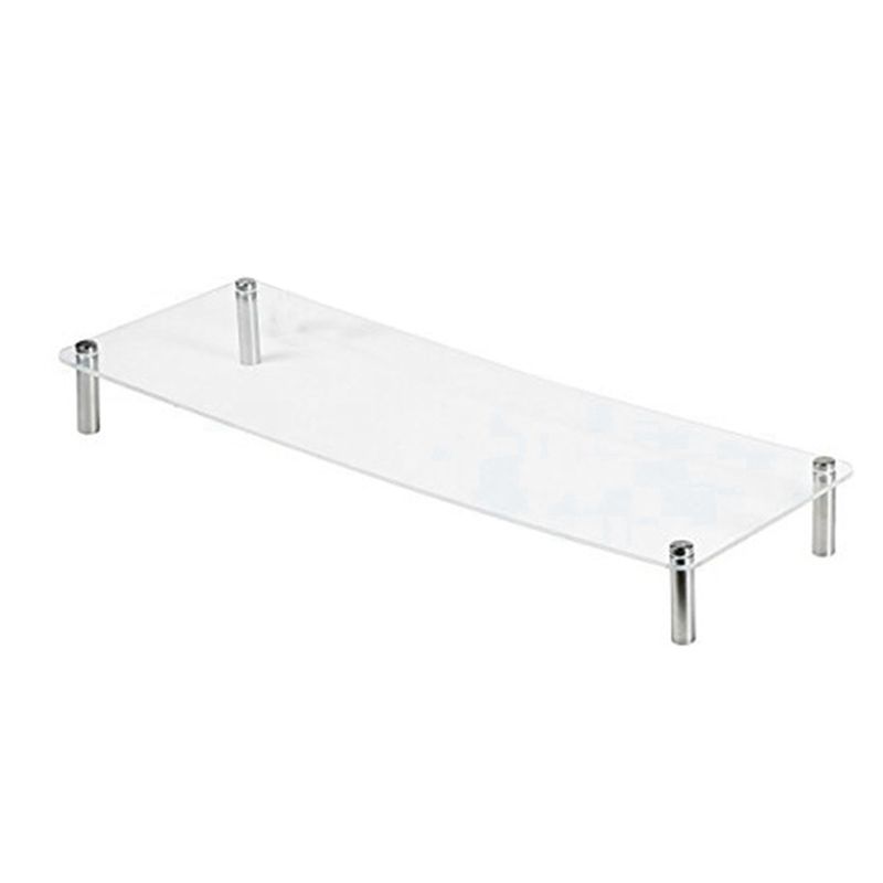 AEE4-3Piece Ladder Acrylic Cupcake Display Stand Hand Puppet Jewelry Display Stand Transparent Cosmetic Display Stand Transparen