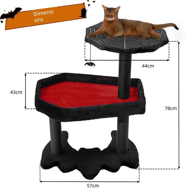 

Cat Climbing Frame Cat Nest Cat Tree Integrated Large Cat Dedicated Cat Scratch Trees For Home Does Not Cover an Area of Cat Climber Pet Supplies 57*43*78cm
