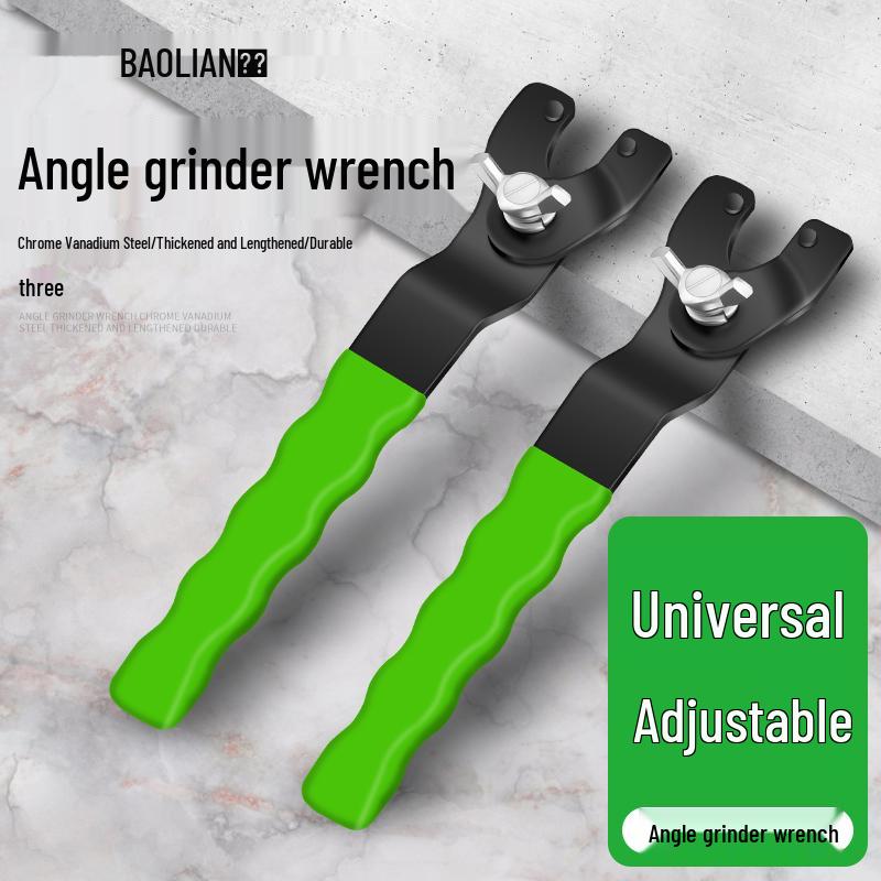 Adjustable Angle Grinder Wrench & Hexagonal Pressure Plate Tool