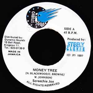 7inch Record SCREECHIE JOE - Money Tree NONE Studio 2000 1997 Jamaica Reggae, Ska & Dub Used