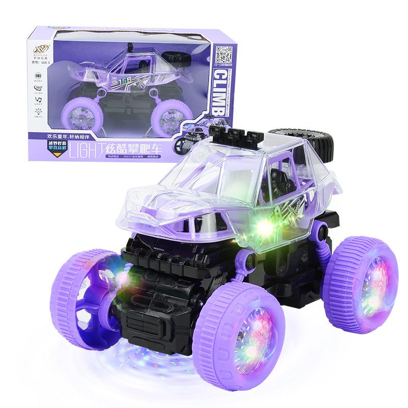 

Children S Electric Light And Music Stunt Climbing Car 360 ° Rotating Sideways Drifting Cool Toy Car