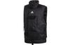 Vests Men's Black Stand Collar Moderate Straight Fit FT2417