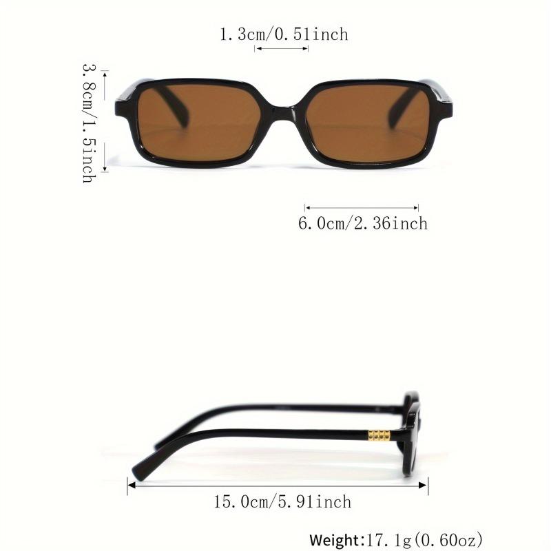 2PCS Fashionable Narrow Frame Plastic Full Frame Glasses for Women Wear Modern and Fashionable Glasses On A Daily Basis