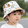New Panama Summer Baby Sun Hat for Girls and Boys Cartoon Beach Sun Cap Fisherman's Hat for Kids Autumn Outdoor Baby Bucket Hat