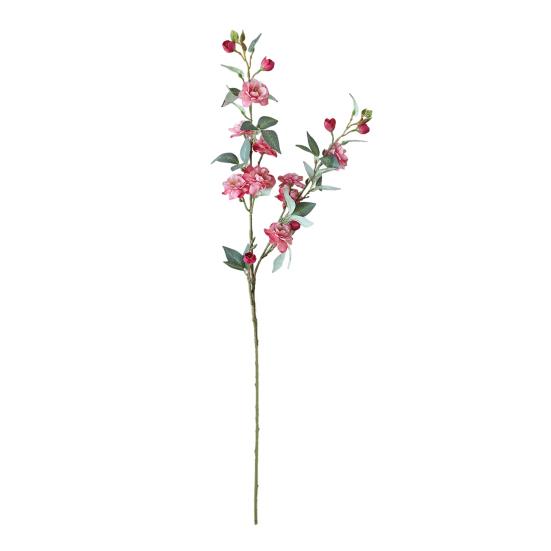 Künstliche Blumenstiele Faux-Seide Kunstblumen mit langen Stielen Kunstblumenzweige für Vase Blumenarrangement Heimhochzeit Tischdeko
