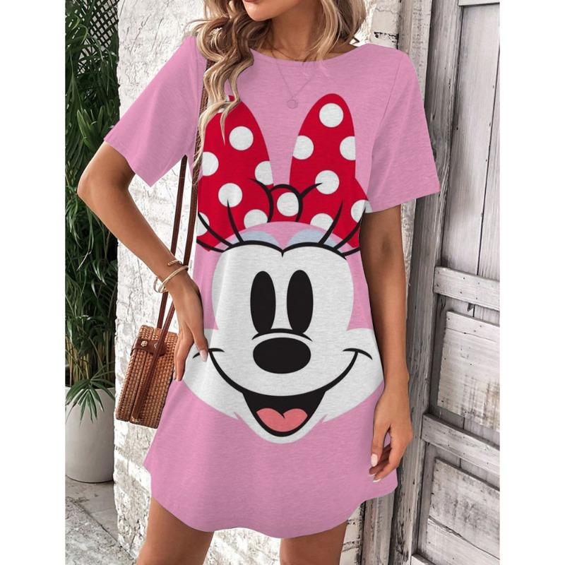 2025 Summer Animal Printed Dress Women's Short Sleeved Beach Sunwear Elegant Casual Party Dress