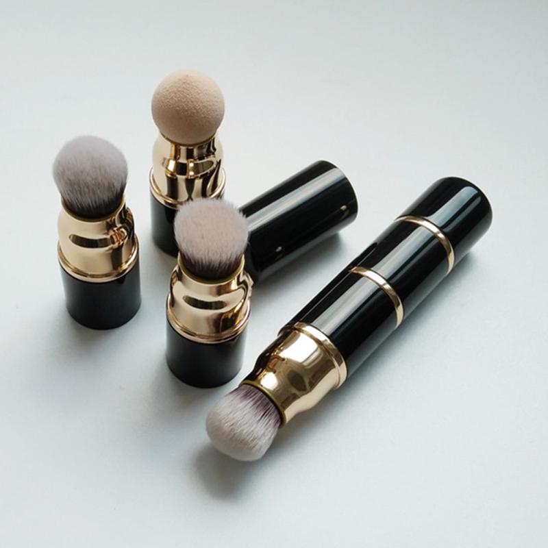 

3-in-1 Makeup Brush Foundation Loose Powder Brush Sponge Egg Portable Makeup Tool Type A
