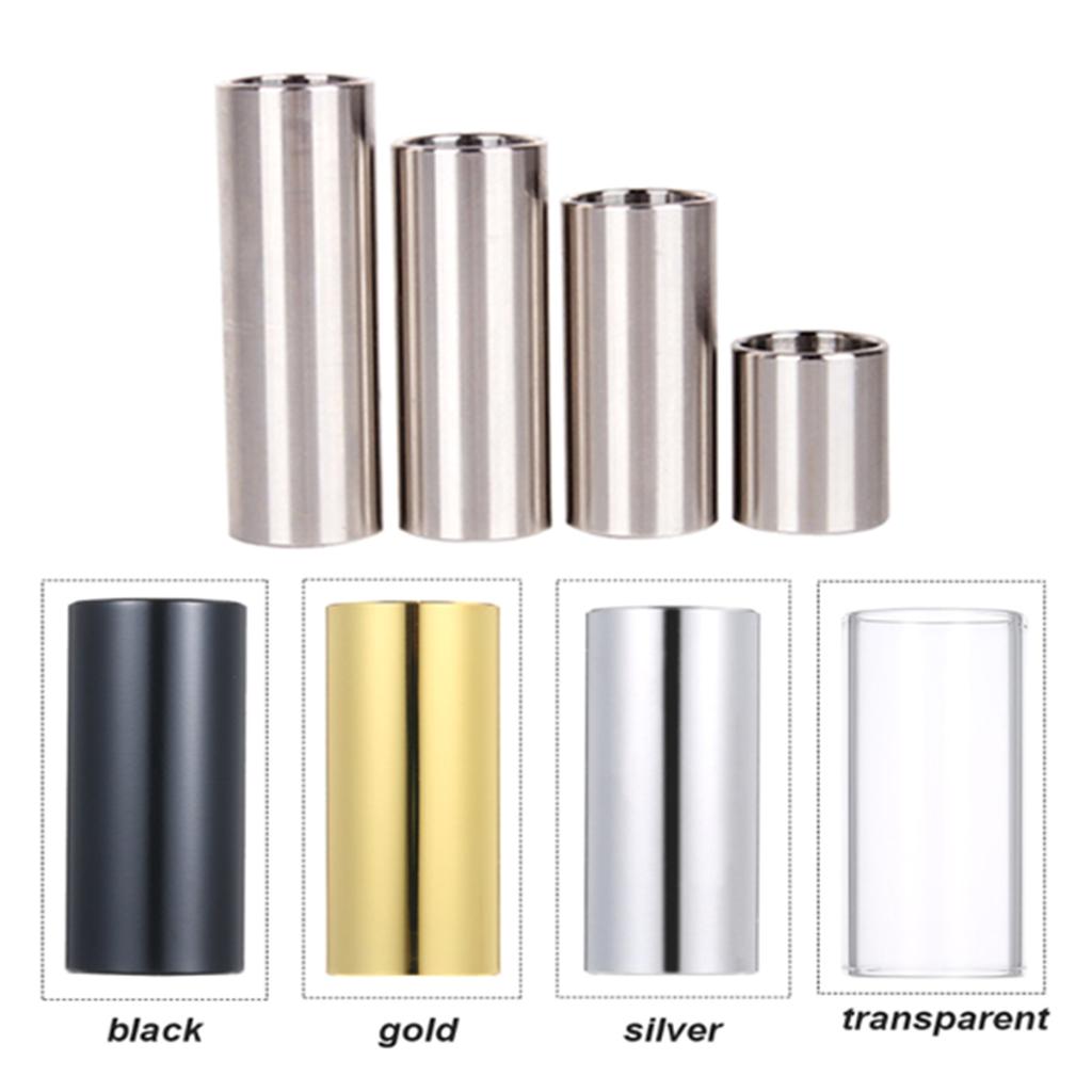 Metal Guitar Slides for Electric Guitar Bass Stringed Instruments Stainless Steel Guitar Slide Finger and Knuckle Slide