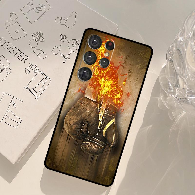 Boxing Gloves Sports Phone Case For Samsung Galaxy S25 S26 Ultra S20 S21 S22 S23 S24 Plus S10 S25 FE Back Cover Galaxy S23 Plus