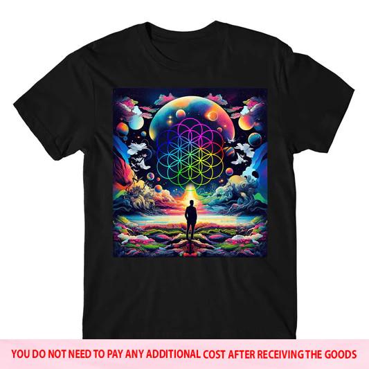 Hot A Head Full Of Dreams Coldplay Band Black S-5XL Shirt SN147 Unisex T-Shirt XXL