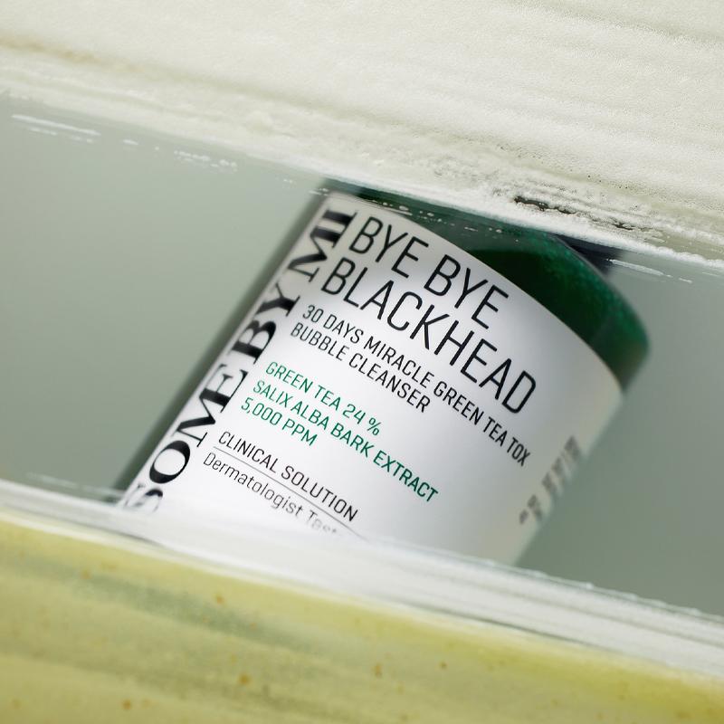 SOME BY MI Bye Bye Blackhead 30 Days Miracle Green Tea Tox Bubble Cleanser 120g