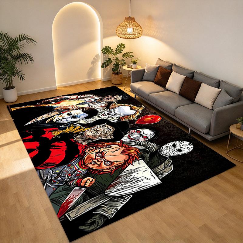 Horror Ikonen Wohnzimmer Rutschfester Teppich Weicher Teppich Für Schlafzimmer Spielzimmer Sofaecke Büro Heimdeko Fußmatte Weihnachtsgeschenk C926367