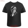 Cyborg In Corporate Suit Cotton T Shirt Ta044973 Vintage Washed Streetwear Top For Everyday Wear Casual Designer Clothes