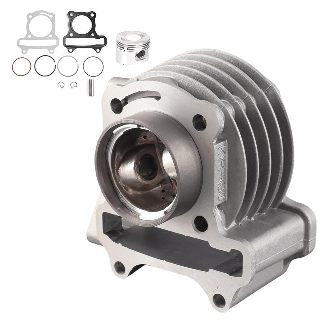 Engine Cylinder Rebuild Kit W Piston Ring Pin Gasket Moped Scooter Fit for GY6 80CC