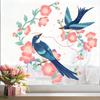Flower, Bird, Window Sticker Decoration for Bedroom, Living Room, Study Room and Other Areas.