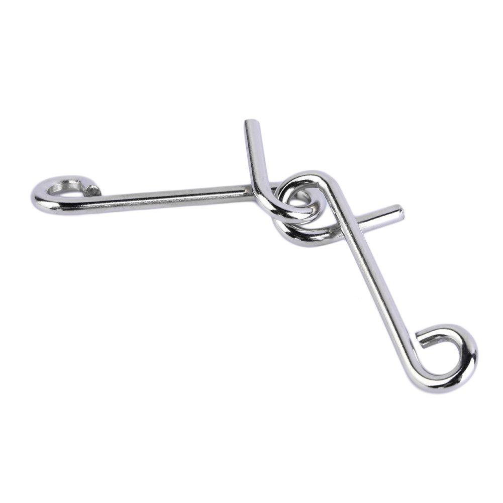 Metal Ring Puzzle Magic Unlink Game Toy Kids IQ Brain Teaser Toy Children Learning Educational