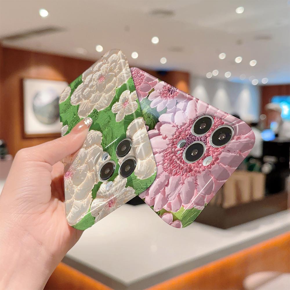 All-inclusive Film Phone Case Cartoon Fashion Design Hard Shell Full Cover Camera Protection Case for OPPO A60 A96 Reno12 Realme C53 C75