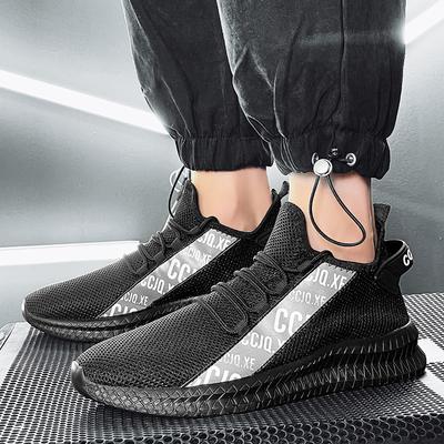Nuove scarpe sportive casual traspiranti in rete intrecciata a maglia estiva per la corsa, taglie grandi, scarpe da ginnastica