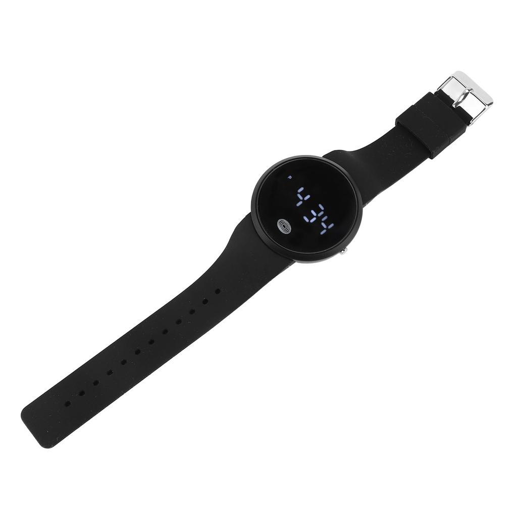 LED Watch Touch Screen Adjustable Stylish Couple Watch for Leisure Sports Business Parties