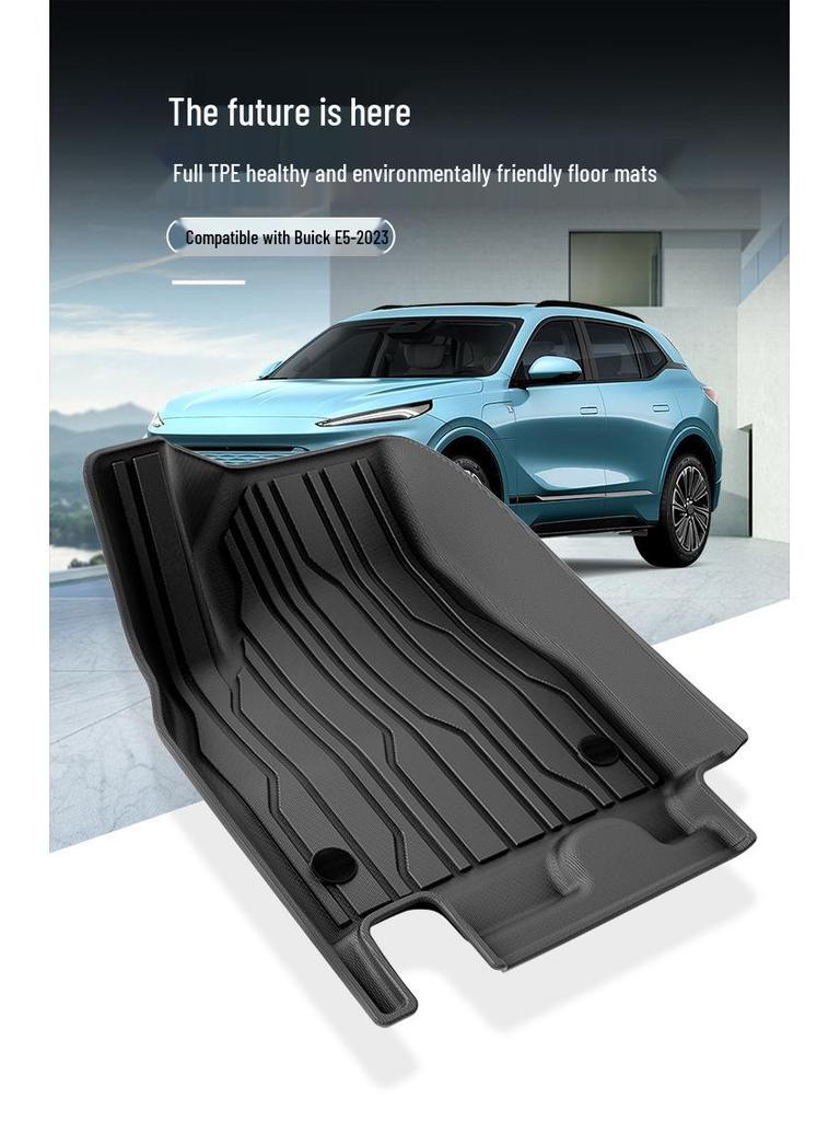 Eco-Friendly TPE Floor, Trunk, and Stain-Resistant Seat Mats for 2023 Buick E5 Models