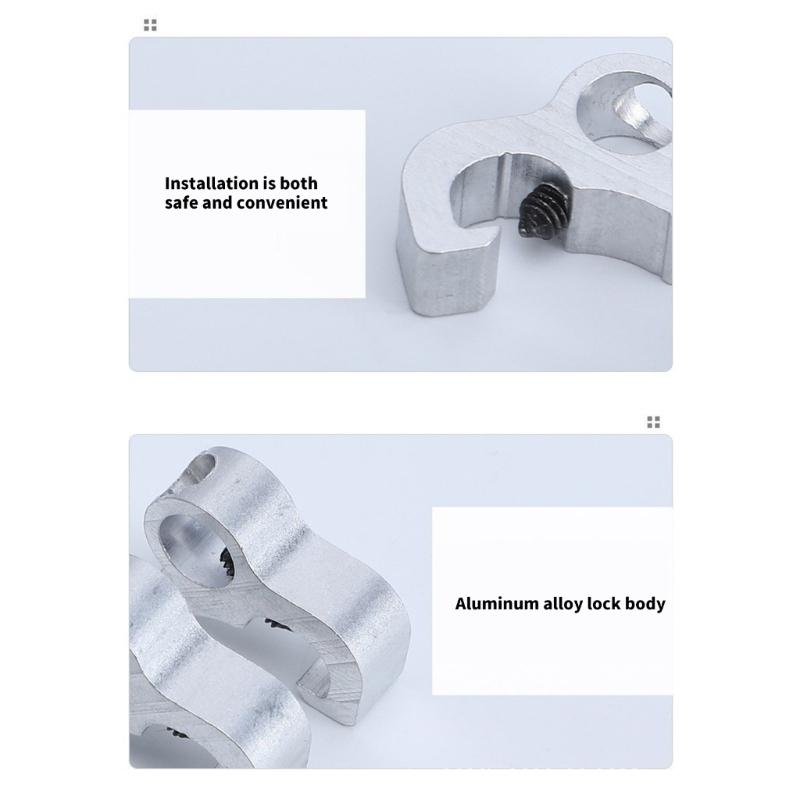 Pack Of 3 Aluminum Circuit Breakers Lockout Device 8mm Apertures Upgrades for Miniature Breakers & Electrical Isolators
