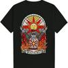 Sonne & Flammen Design - _Preise die Sonne_ Text T-Shirt 100% Baumwolle Rundhals Kurzarm Sommer Lässig Herren T-Shirt Streetwear