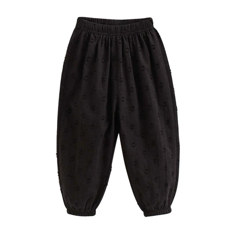 

Штаны для мальчиков и девочек от 2 до 7 лет, однотонные свободные эластичные брюки, шаровары 130