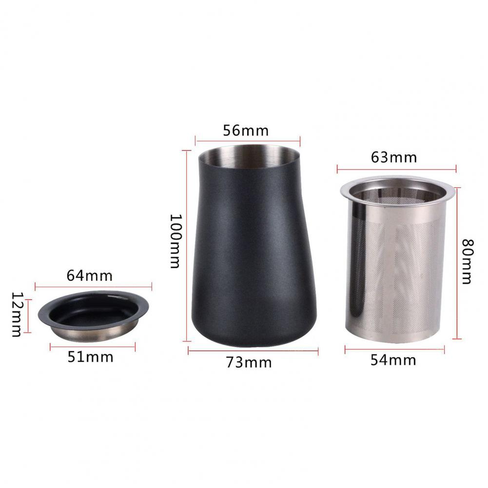 Sită de cafea Sită practică pentru pudră de cafea Container filtru cu sită cu capac Curățare ușoară Sită pentru espresso