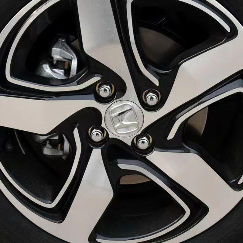 4Pcs Car Wheel Hub Cover Rim Center Cap Decoration Accessories For Honda Fit Jazz GK5 Civic Type-R CRV Pilot Accord Insight
