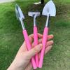 3pcs/Set Premium Gardening Tool Flower Rake Spade Beach Soil Scoop Growing Garden Flower Pots Household Plant Pine Soil Shovel
