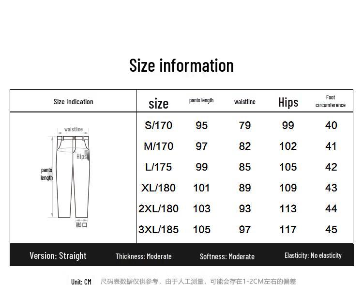 PEACEBIRD MEN's American Retro Washed Wide-Leg Jeans