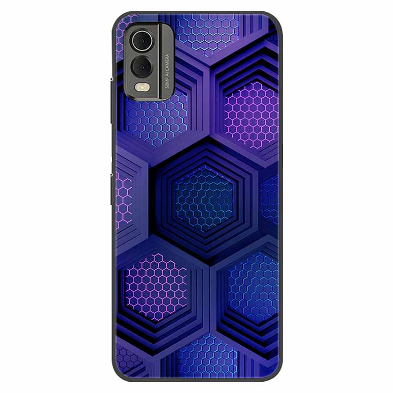 For Nokia C32 Case Shockproof Soft silicone TPU Back Cover For Nokia C32 C 32 Phone Cases NokiaC32 Cute Cartoon Fundas Shells