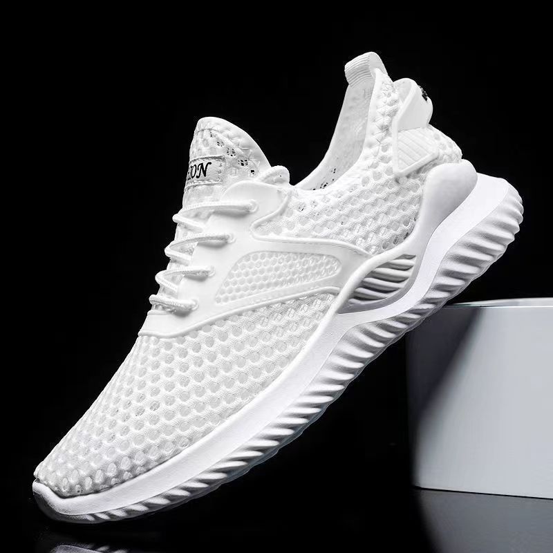 Large Mesh Summer Breathable Mesh Men's Shoes Fashion Light Casual Shoes Men's Hollow Lightweight Men's Shoes