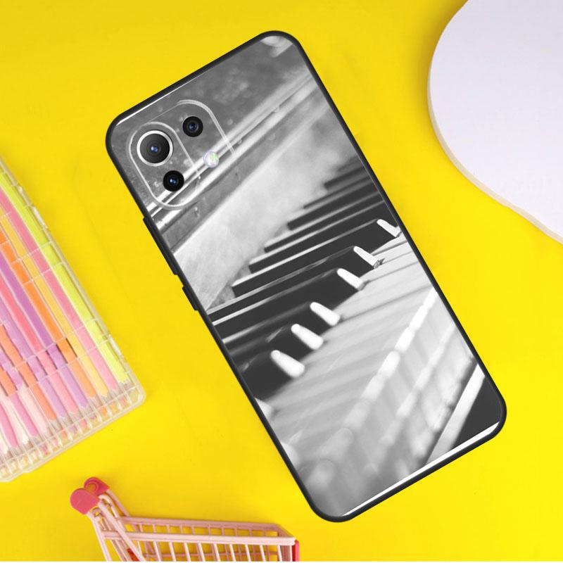 

Клавиши пианино Винтажные ноты Чехол для Xiaomi 14T Pro 11T 12T 13T 13 14 Ultra POCO X7 Pro X3 X5 F3 F5 F6 M6 X6 Pro Чехол Xiaomi 13T (13T Pro)
